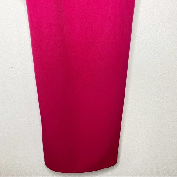 Adrianna Papell Pink One Shoulder Cocktail Dress 2 - Picture 7 of 11